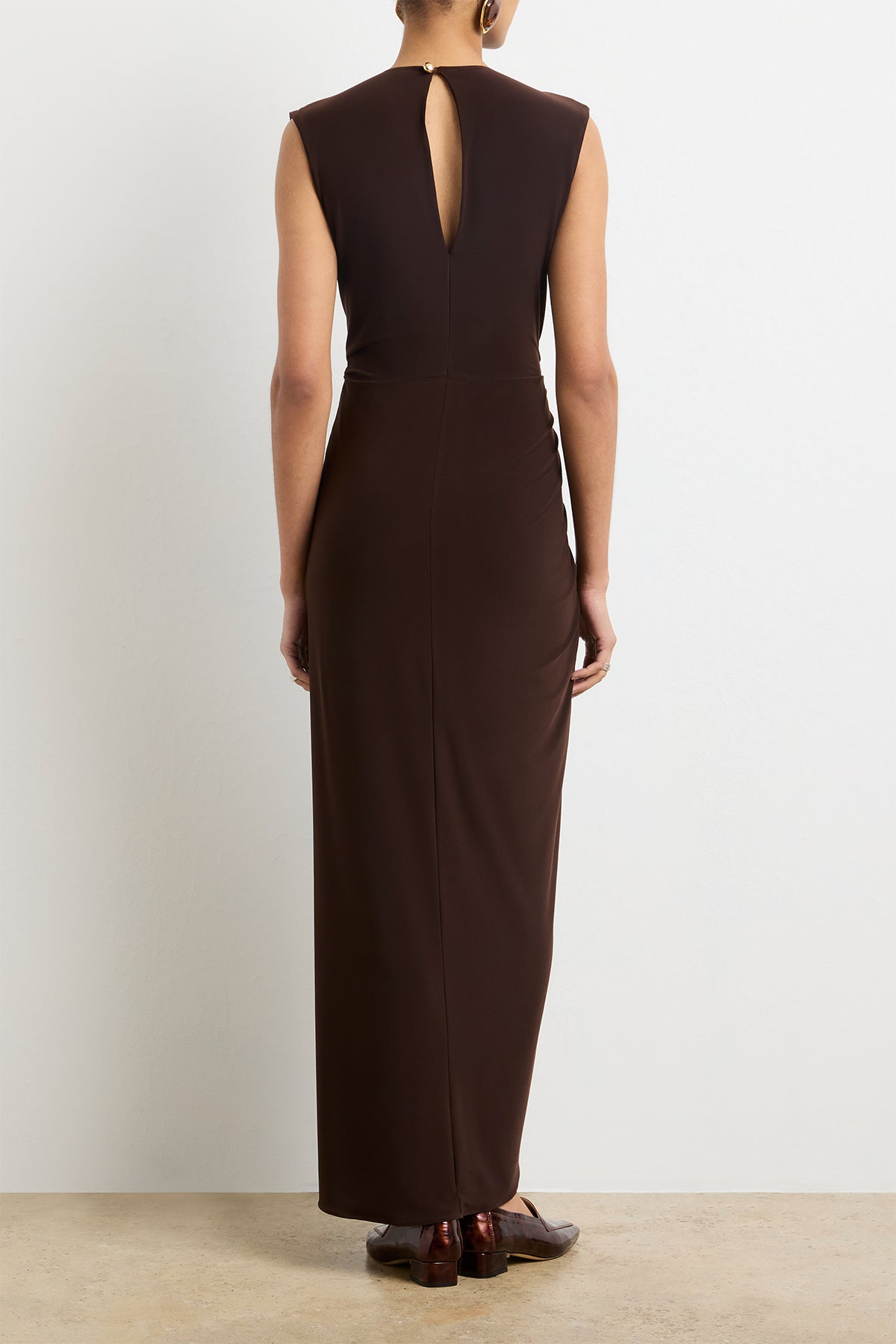 Kleid The Serena in Espresso/GoldBrandon Maxwell - Anita Hass