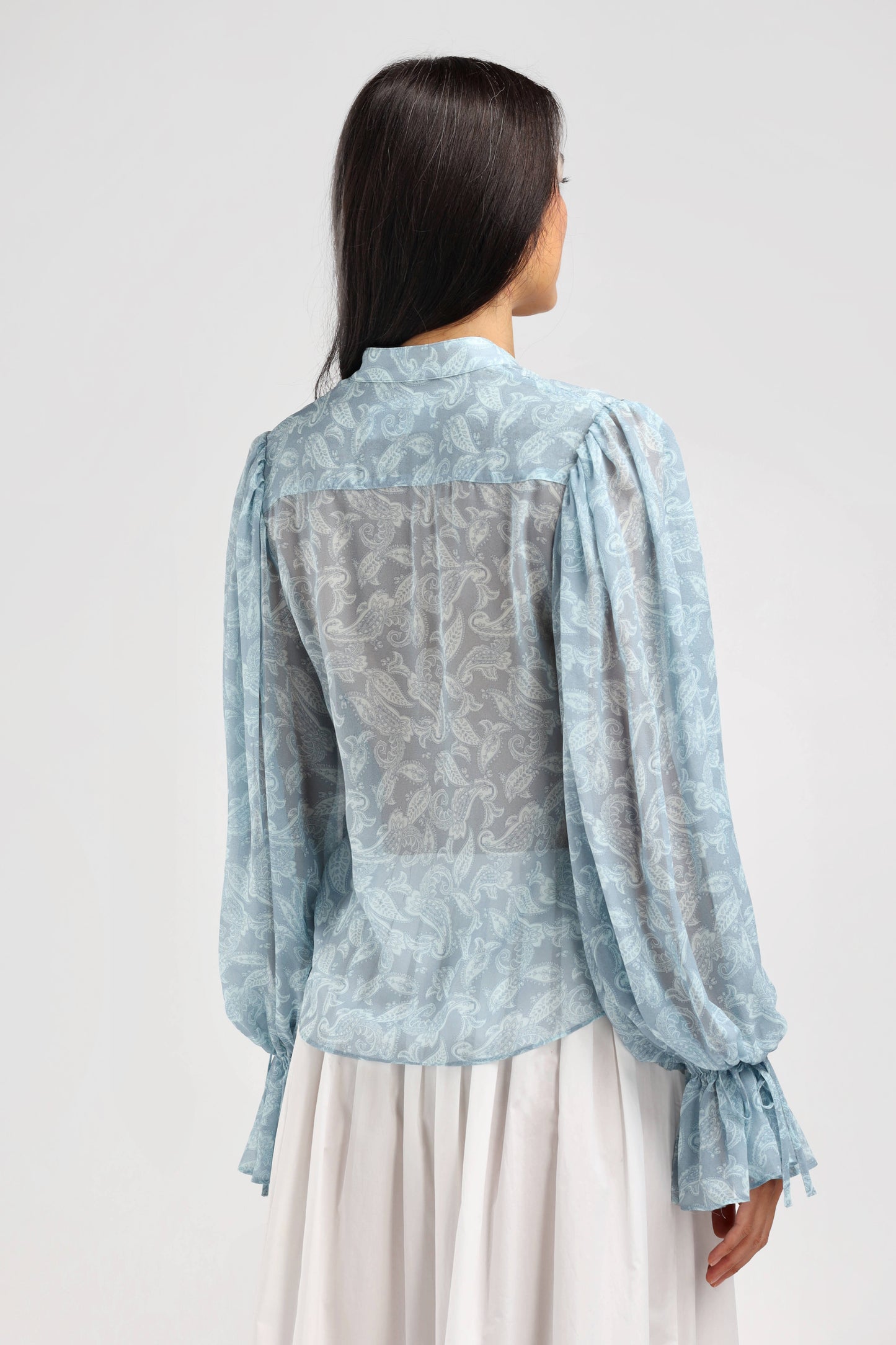 Bluse Elise in Blue PaisleyLadneri - Anita Hass