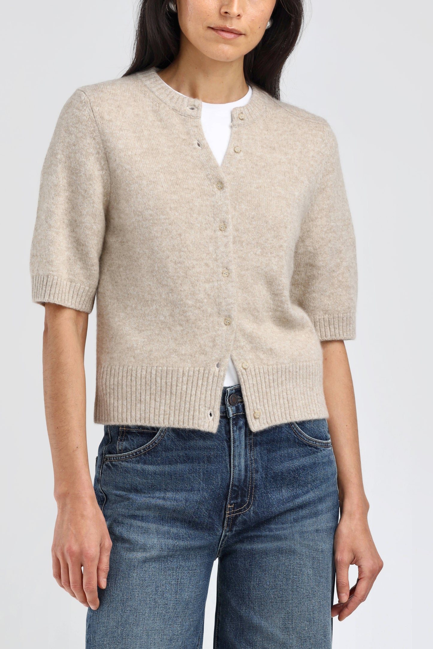 Cardigan Set Poupette Soleil in Feline/Beach PebbleLadneri - Anita Hass