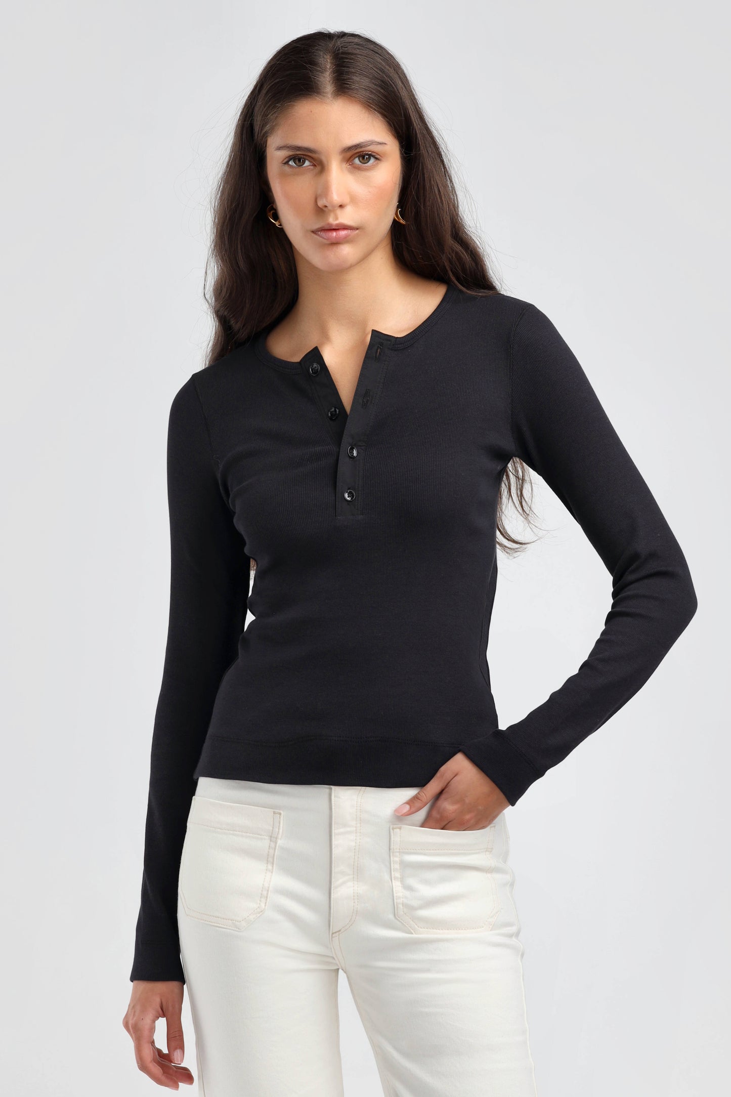 Longsleeve Set Gale in Weiß/SchwarzAnita Hass - Anita Hass