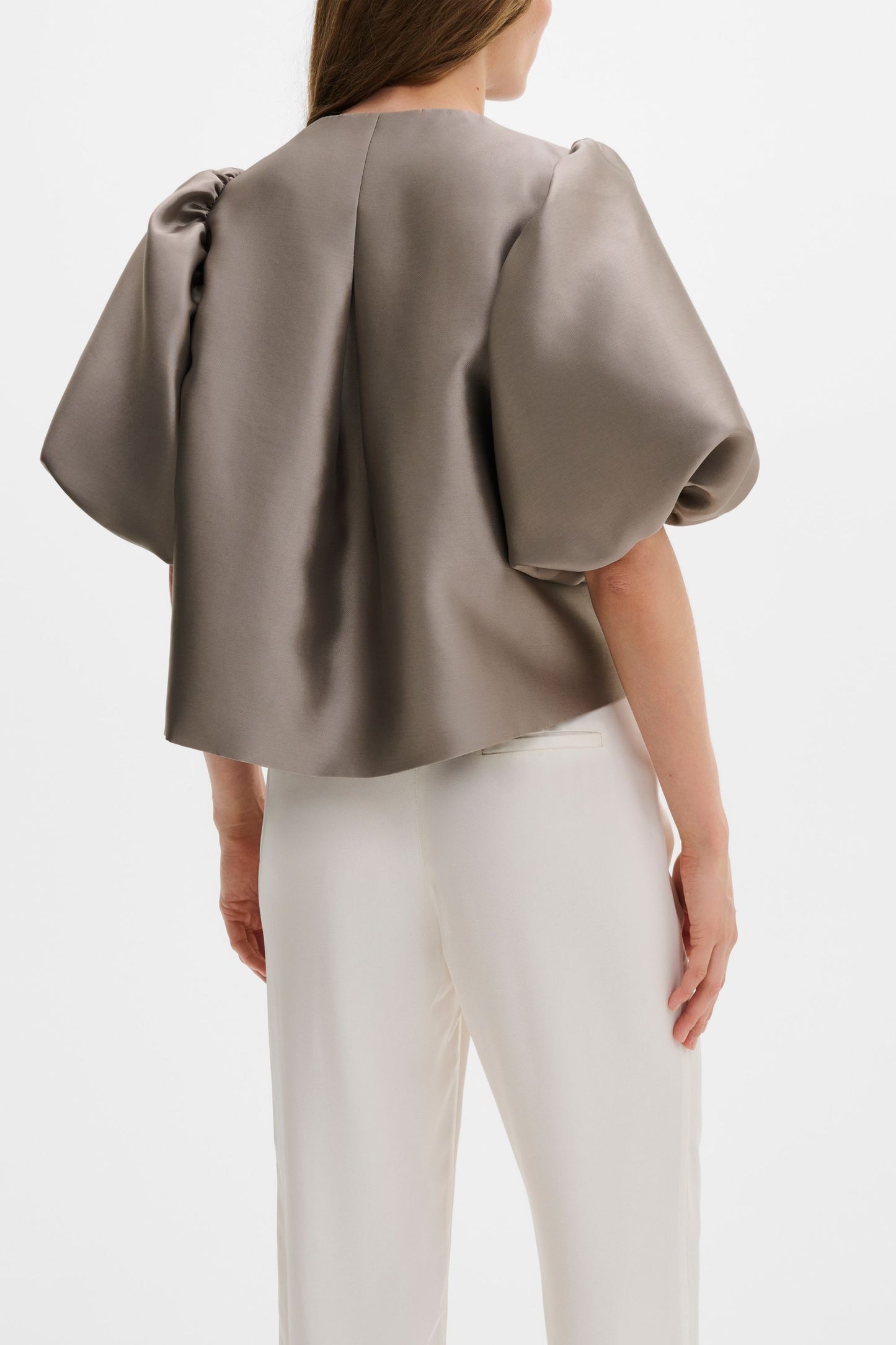 Blusa Cleo en grafito