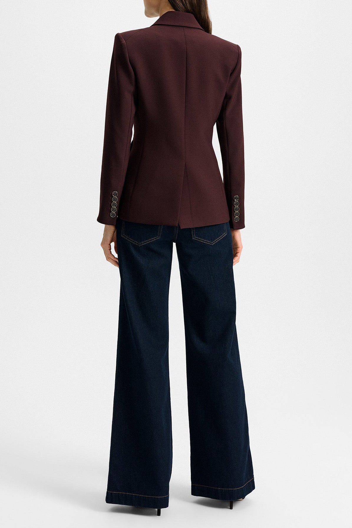 Blazer Miller Dickey in Dark CurrantVeronica Beard - Anita Hass