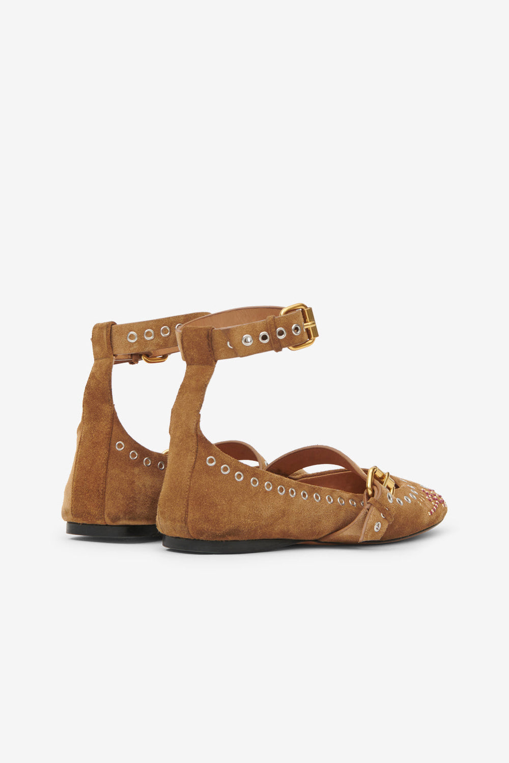 Ballerinas Ylza in Cognac
