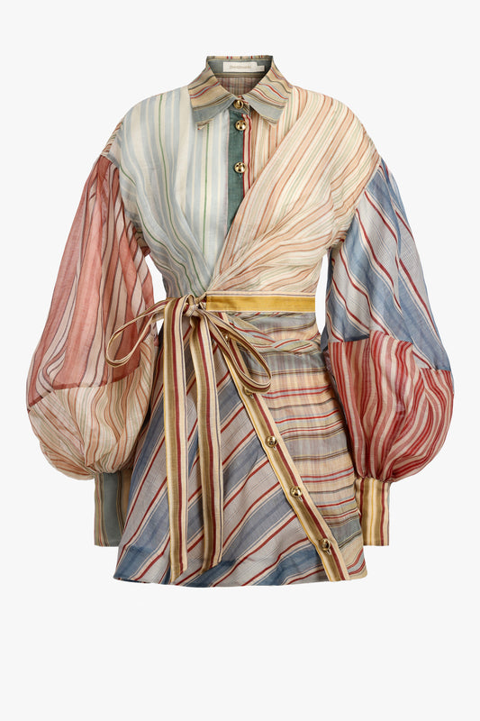 Kleid Rebellion Drape in Teal