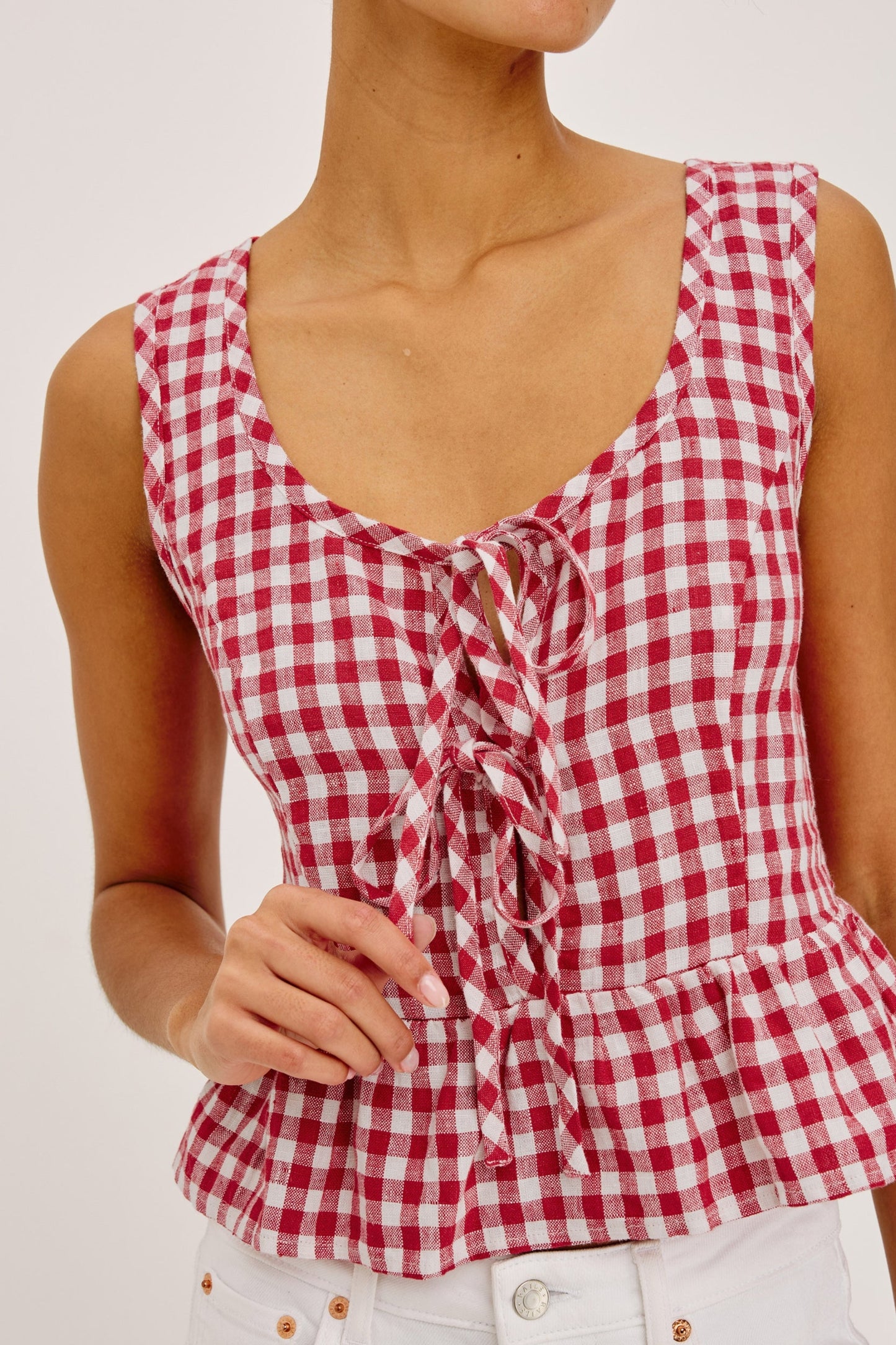 Top Jonah in Picnic CheckRails - Anita Hass