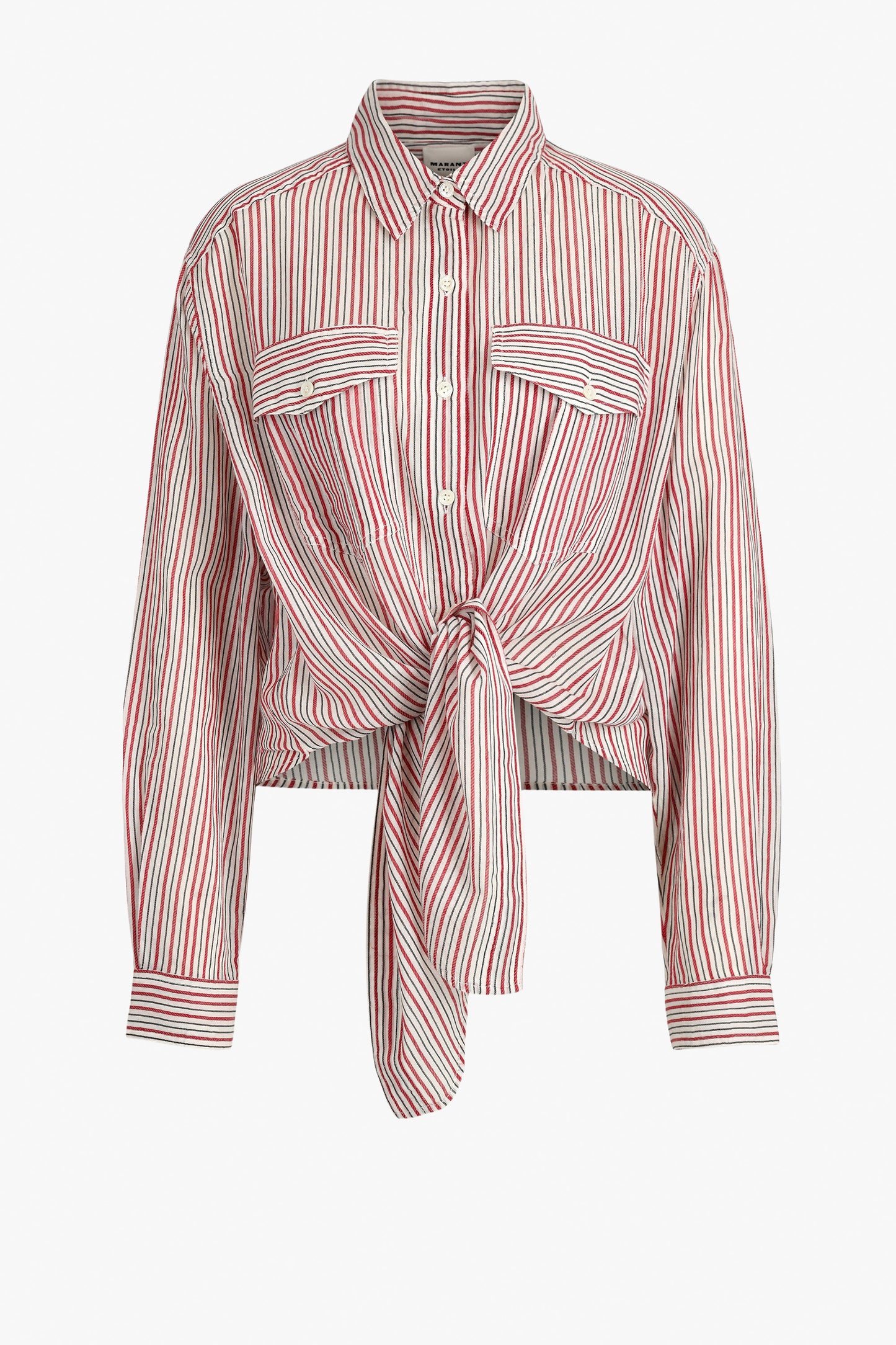 Nath blouse in ecru/red