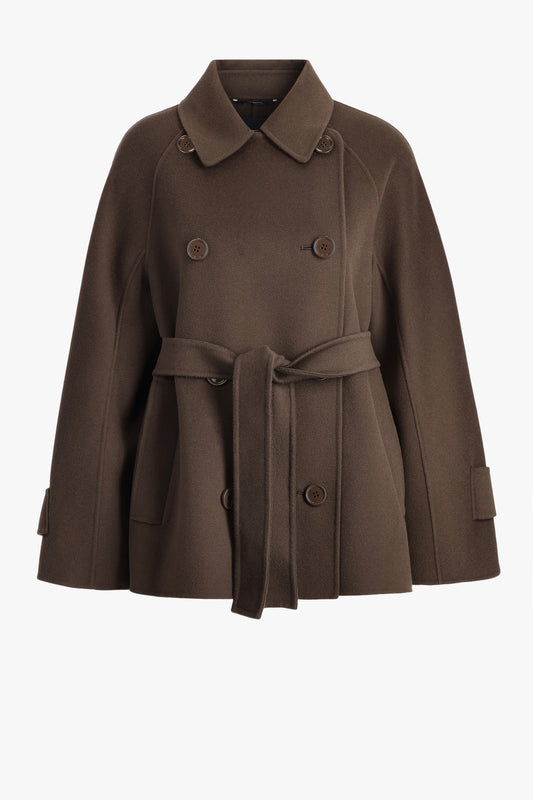 Louise Belted jacket in Coffee