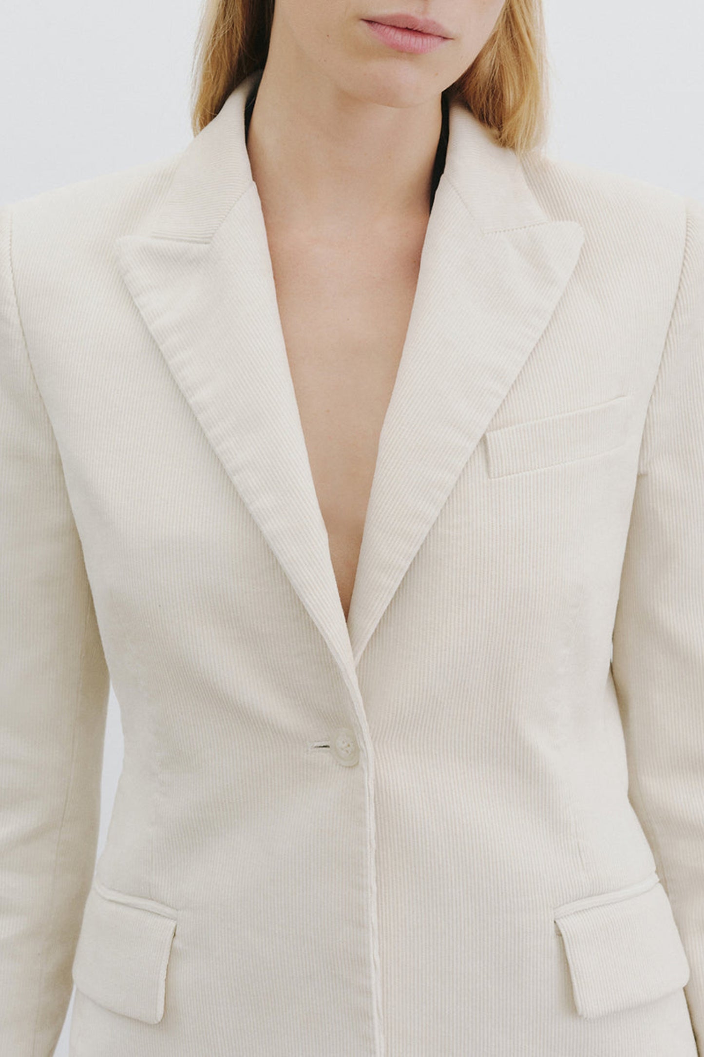 Marshal corduroy blazer in ivory