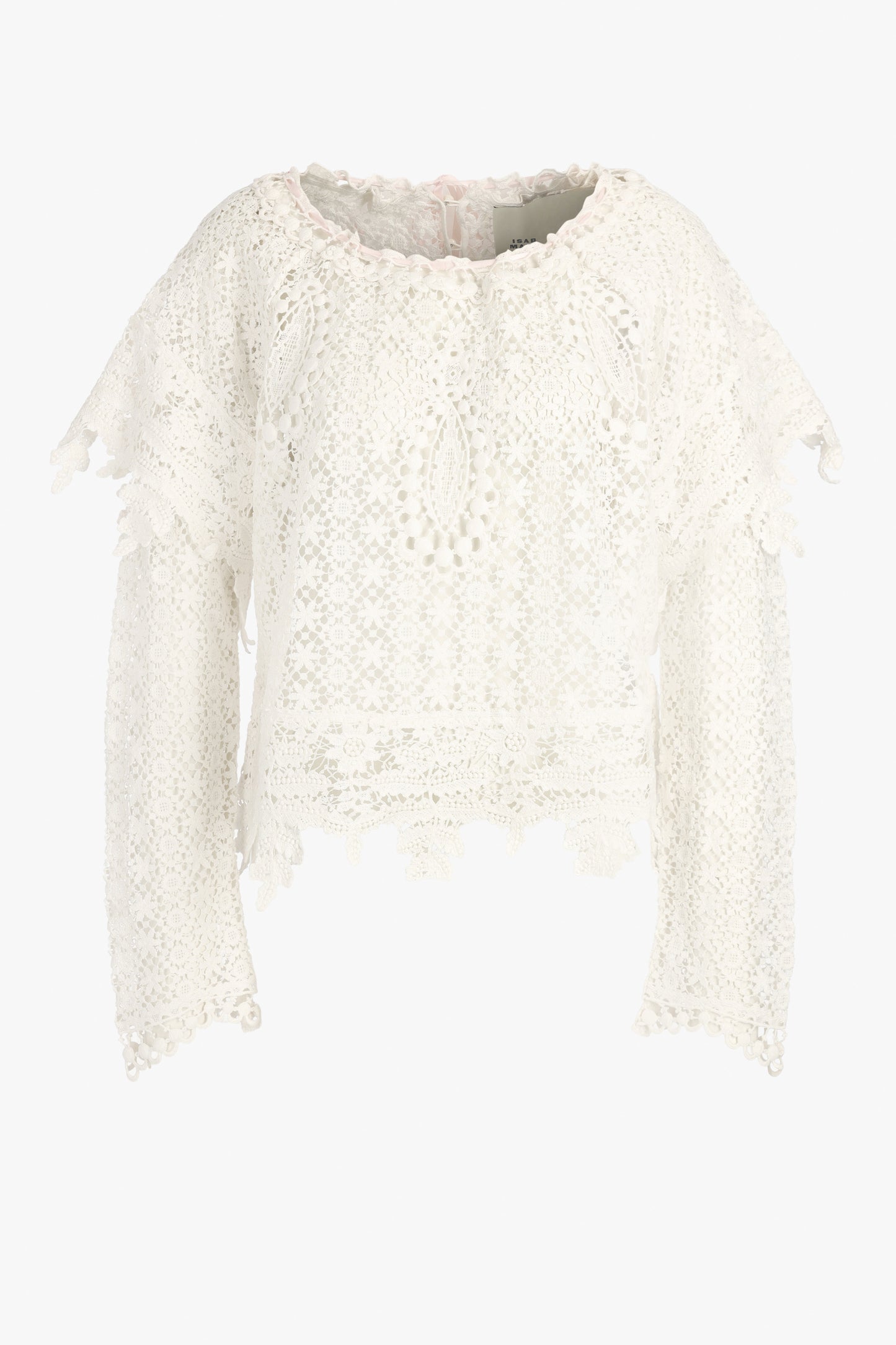 Hyliana Lace blouse in white