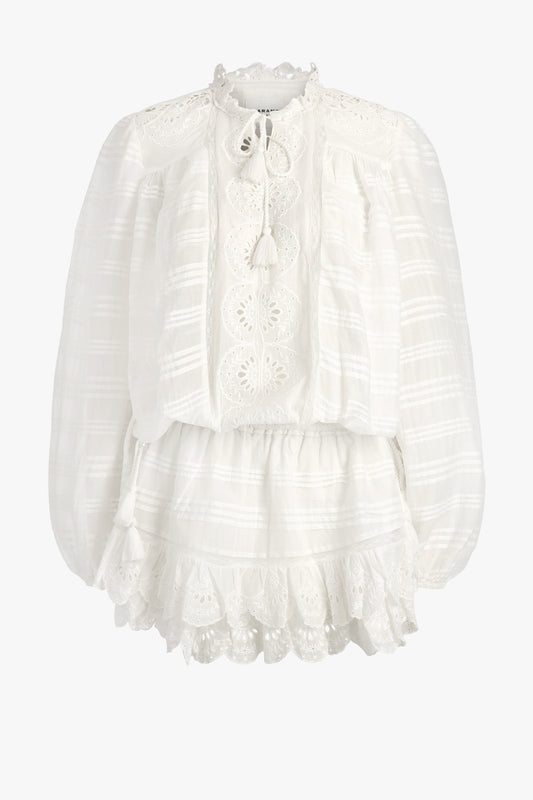 Preya dress in white