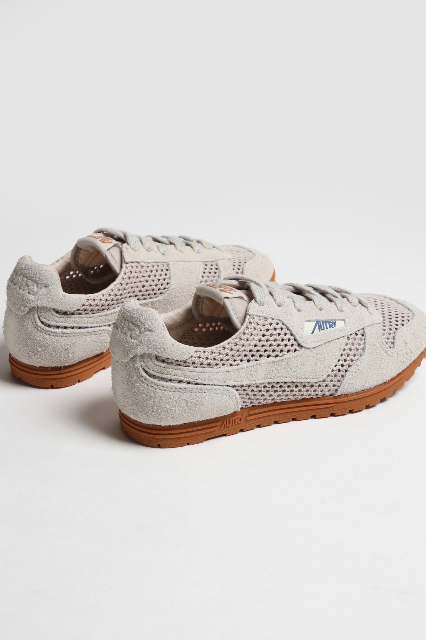 Sneaker Windspin in Knit/Suede Sand