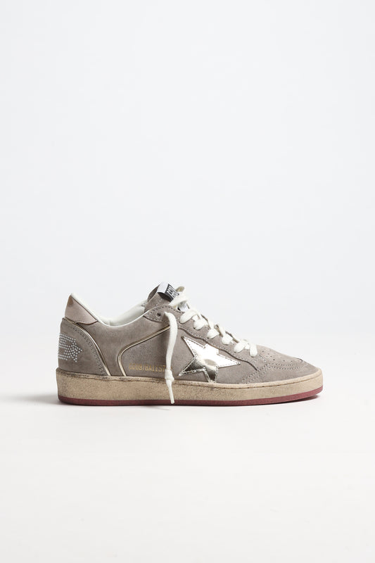Sneaker Ballstar in Taupe/Platinum/BeigeGolden Goose - Anita Hass