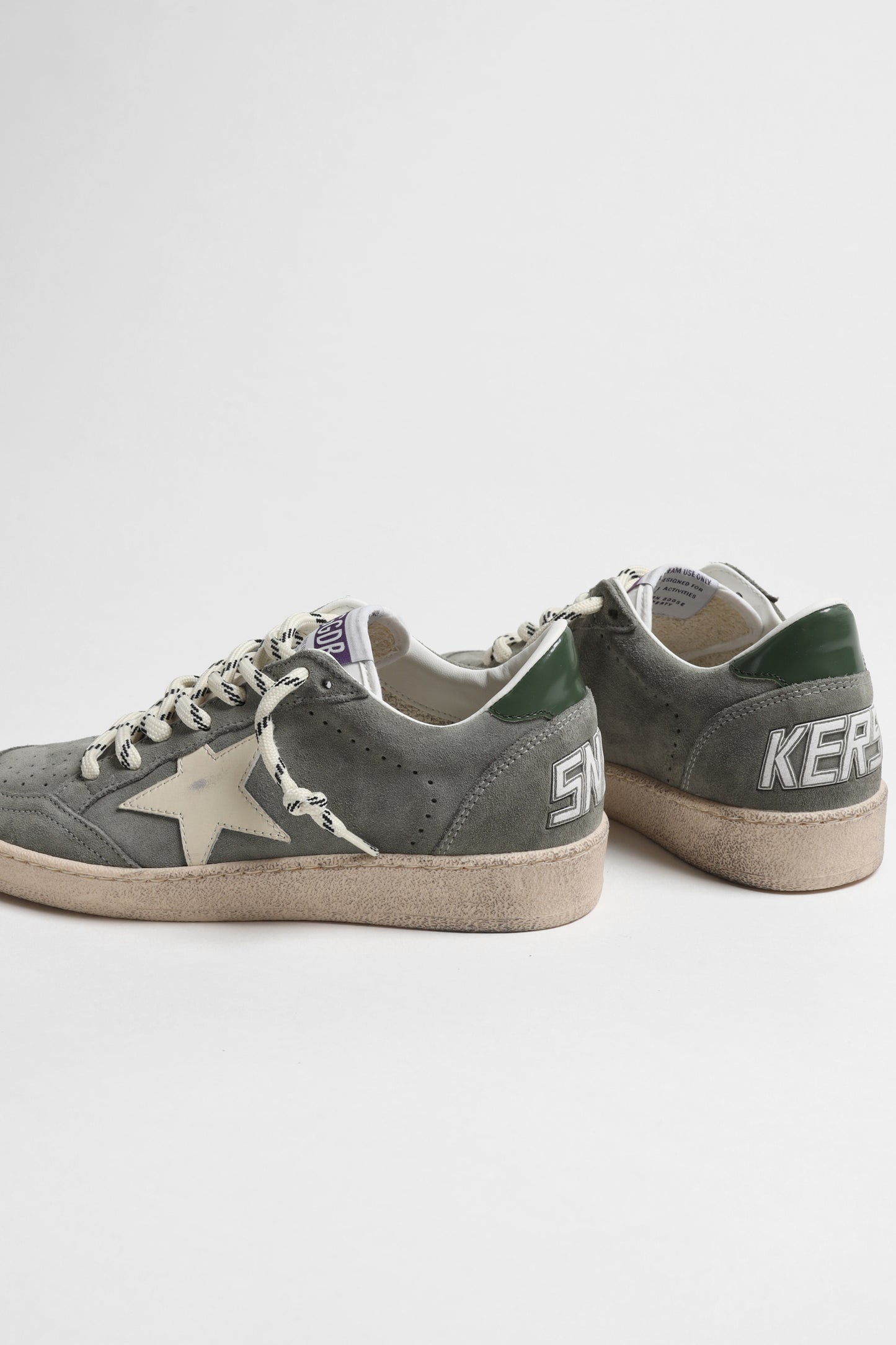 Sneaker Ball Star in Green/Cream/BlackGolden Goose - Anita Hass