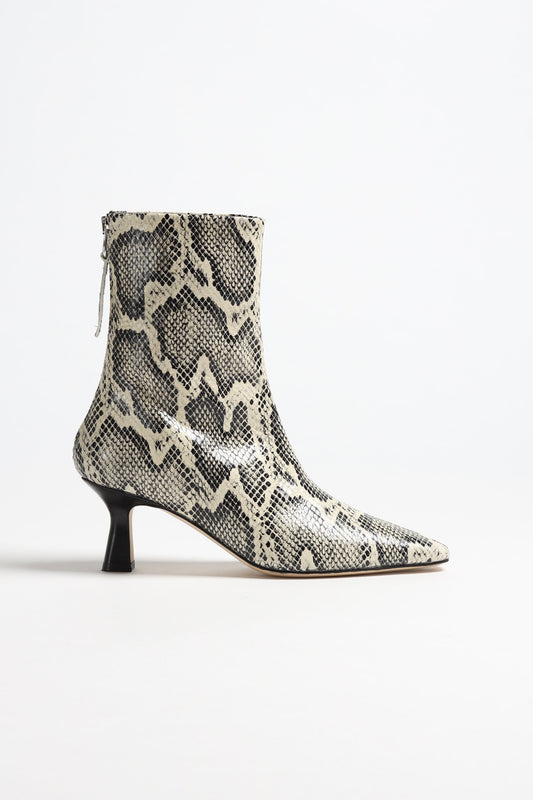 Stiefelette Elina Snake in Creamaeyde - Anita Hass