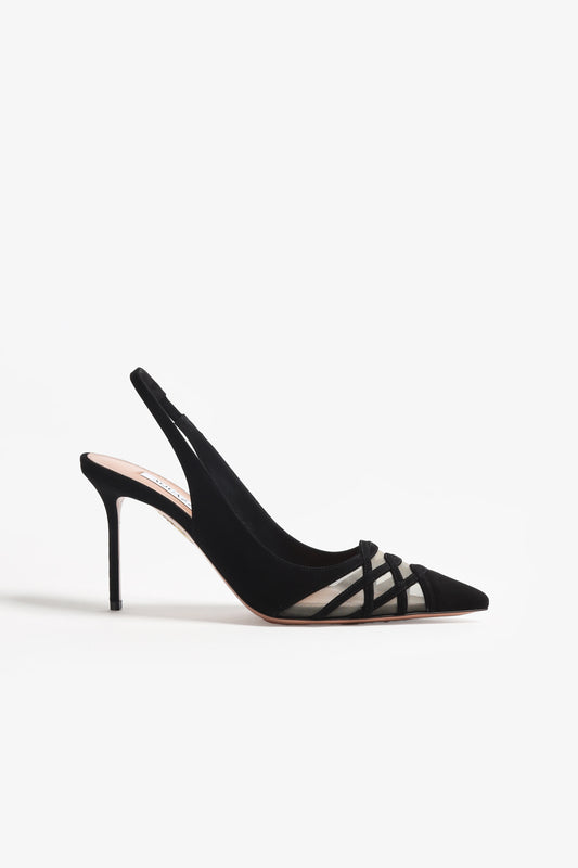 Perfect Match 85 Slingbacks in Black