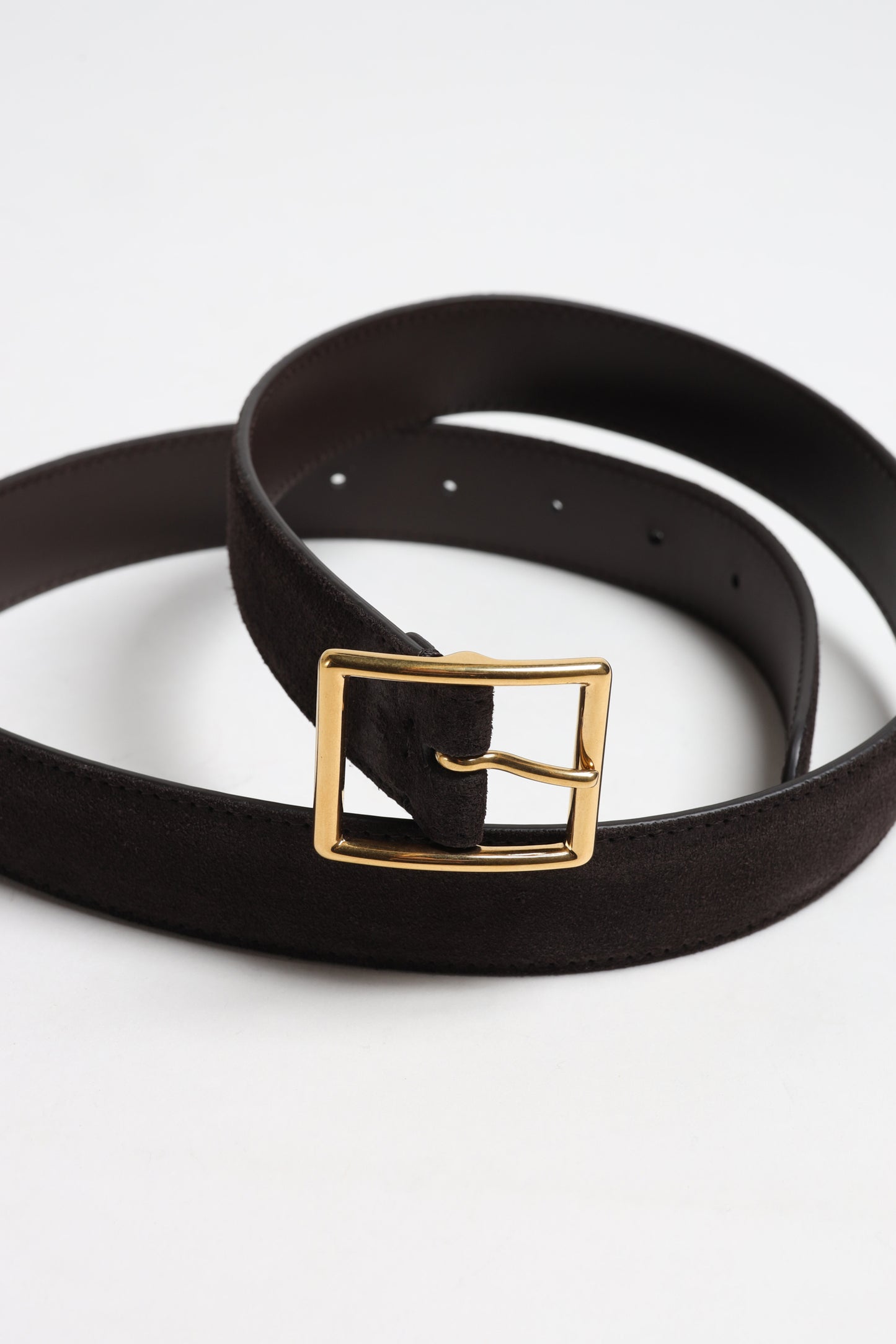 Gabriele belt in espresso suede
