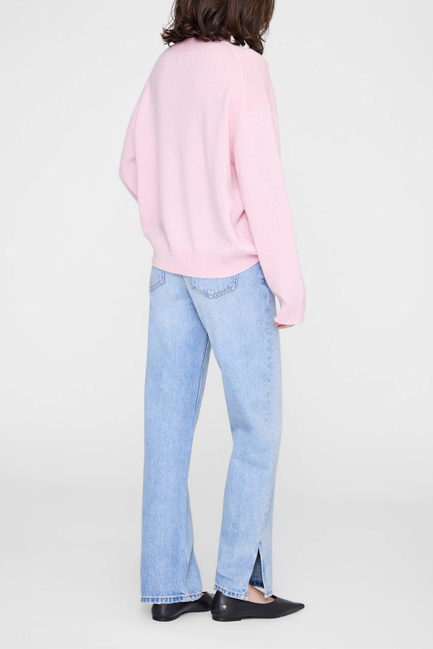 Pullover Lee Crew in Powder PinkAnine Bing - Anita Hass