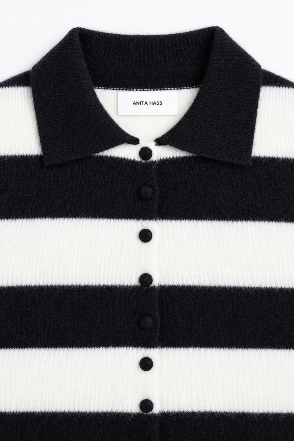 Cardigan Minnie in Navy/White