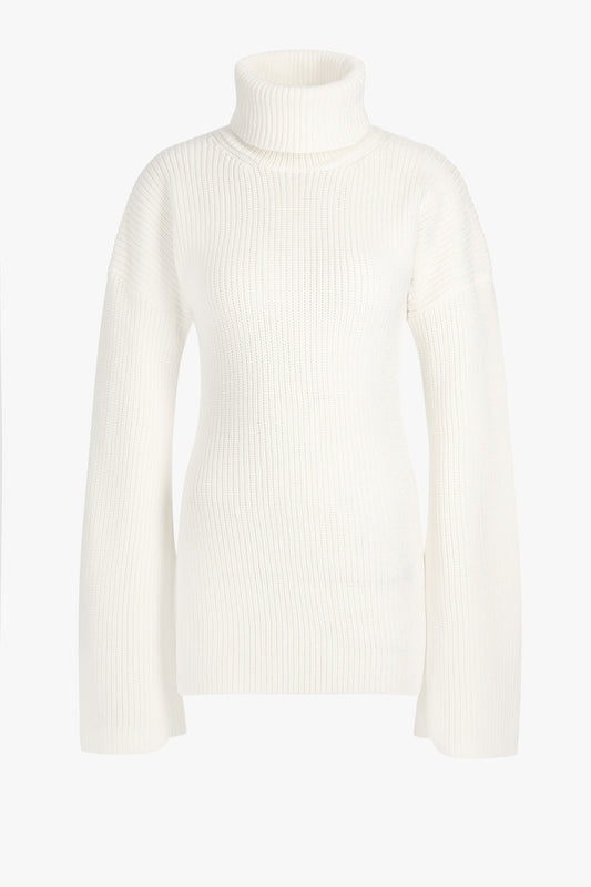 Pullover Slit Sleeve in EcruToteme - Anita Hass