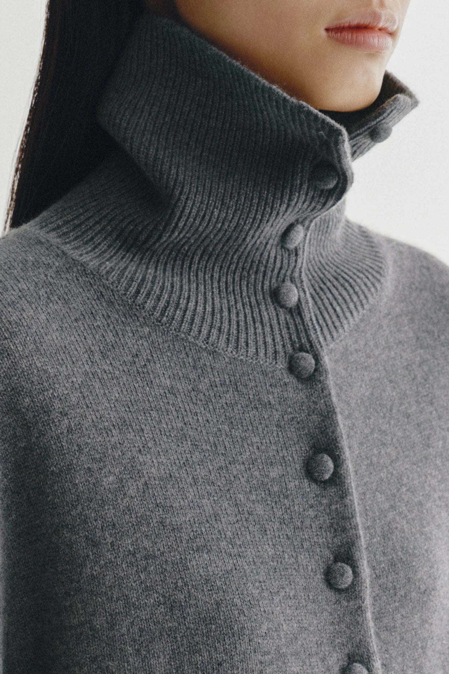 Cardigan Denie in Graphite Lisa Yang