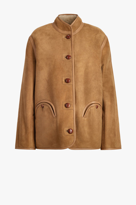 Jacke Tatoosh Curly in CamelBlazé Milano - Anita Hass