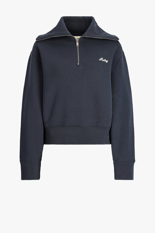 Sweatshirt Zip in NavyAutry - Anita Hass