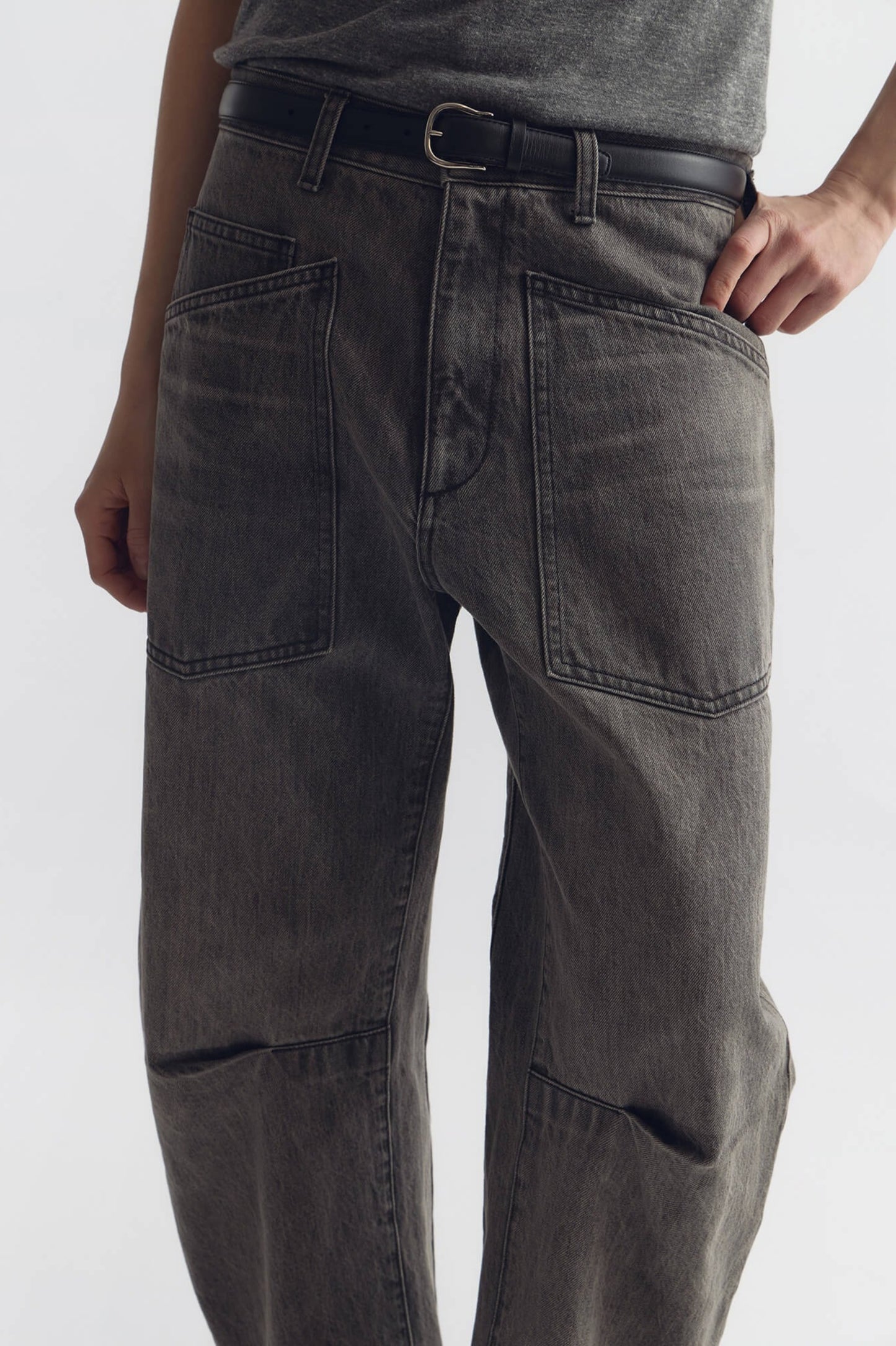 Jeans Shon in Ash Grey Nili Lotan