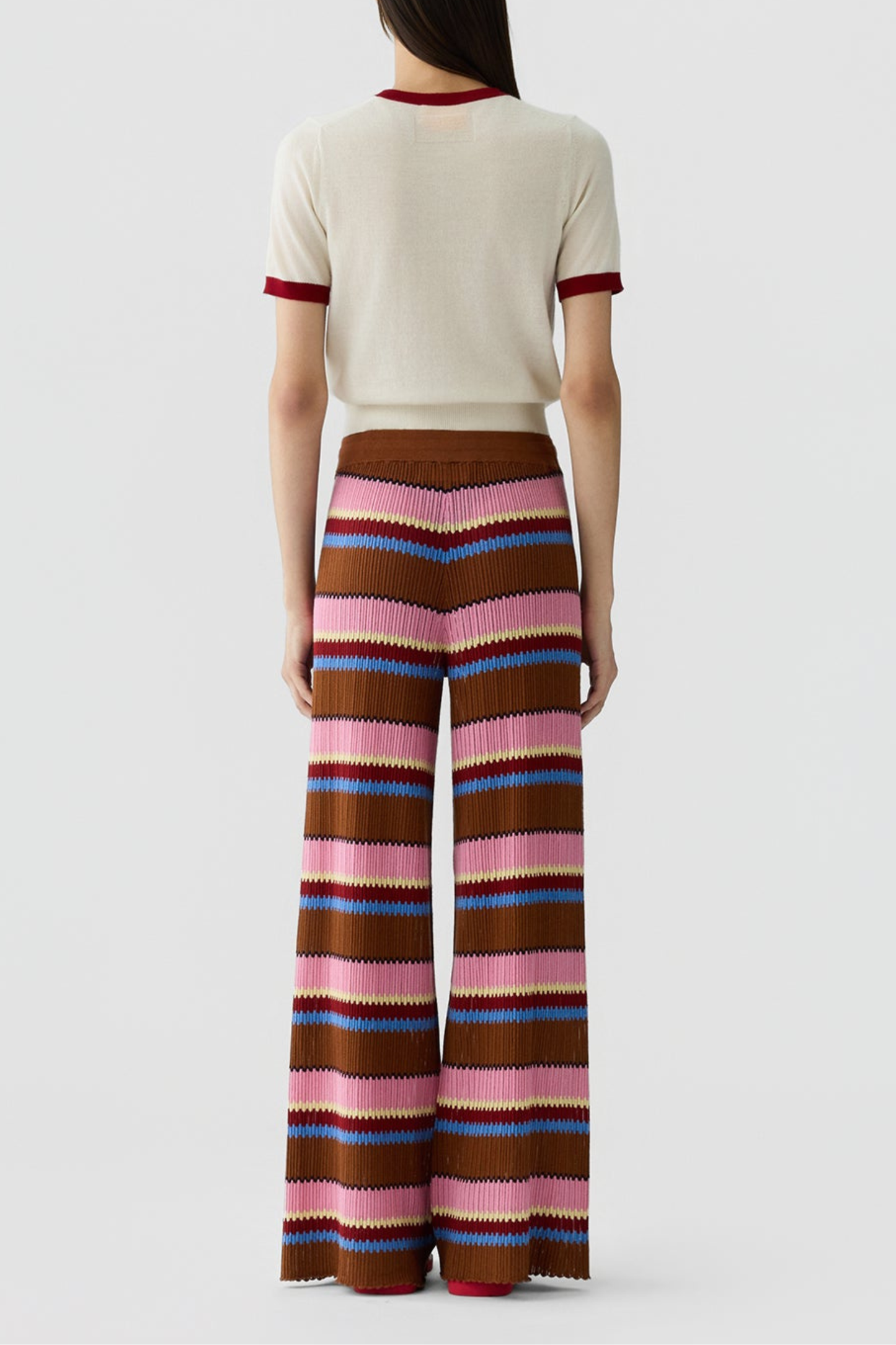 Knitted shirt Airy in cream
