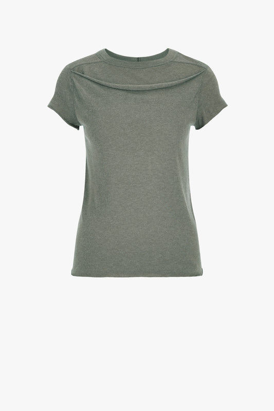 T-Shirt Cropped Level in Washed IndigoRick Owens - Anita Hass
