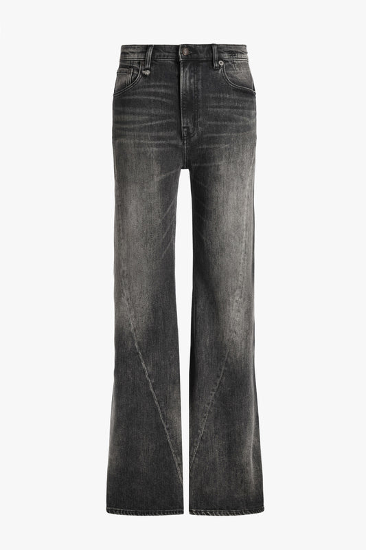Jeans Twisted Seam Flare in Kennet BlackR13 - Anita Hass