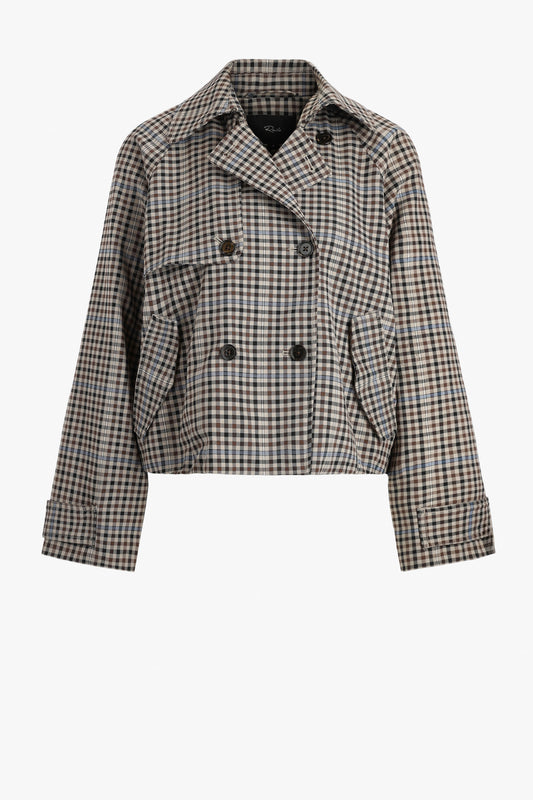 Jacke Jett in Mocha CheckRails - Anita Hass