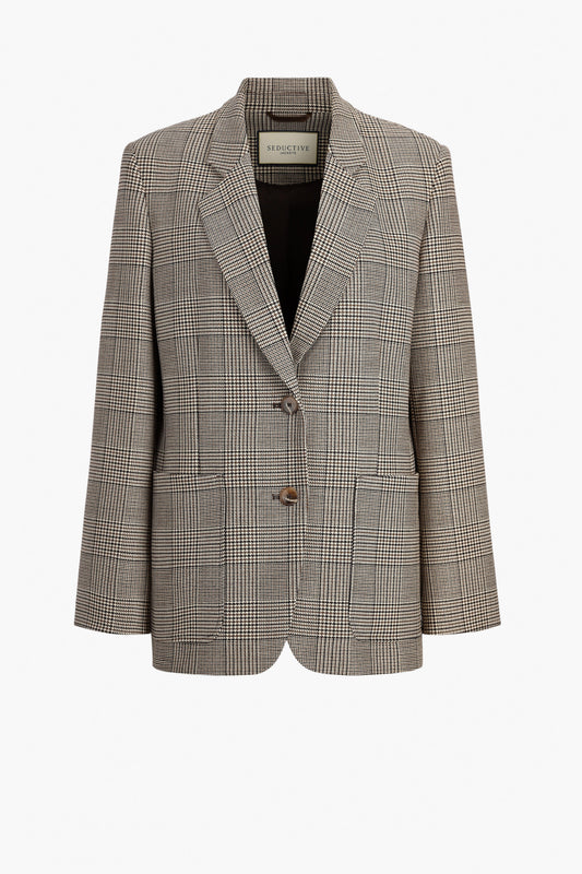 Blazer Carette British Glencheck in BeigeSeductive - Anita Hass