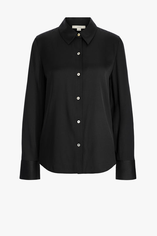 Bluse Slim Fit in SchwarzVince - Anita Hass