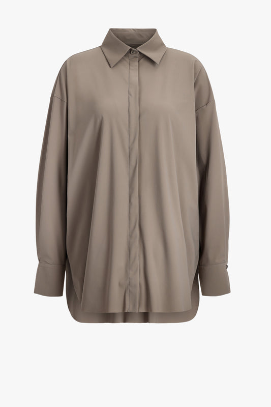 Bluse Men Shirt in TaupeOflab - Anita Hass