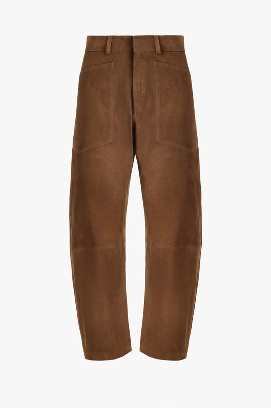 Lederhose Sam in Tabacco Suede