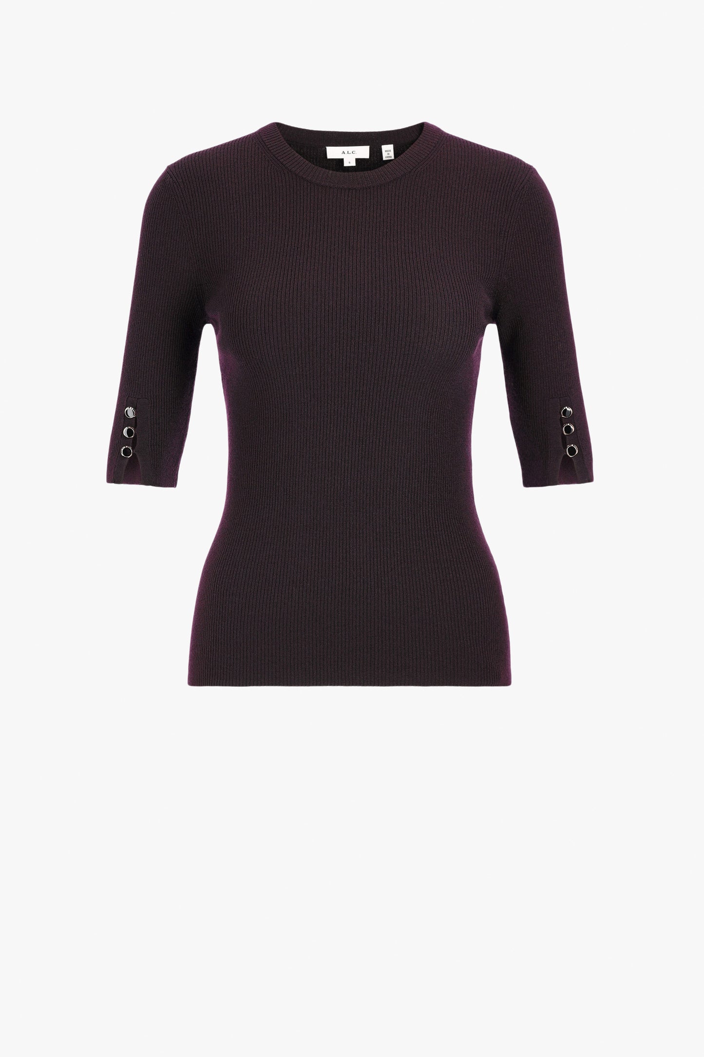 Strickshirt Josie in Deep PlumA.L.C. - Anita Hass