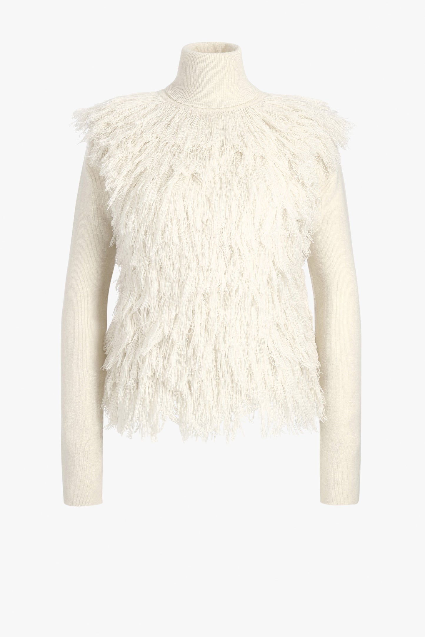 Pullover The Chapin Furry in IvoryBrandon Maxwell - Anita Hass