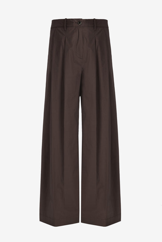 Petra Chino trousers in Melanzana