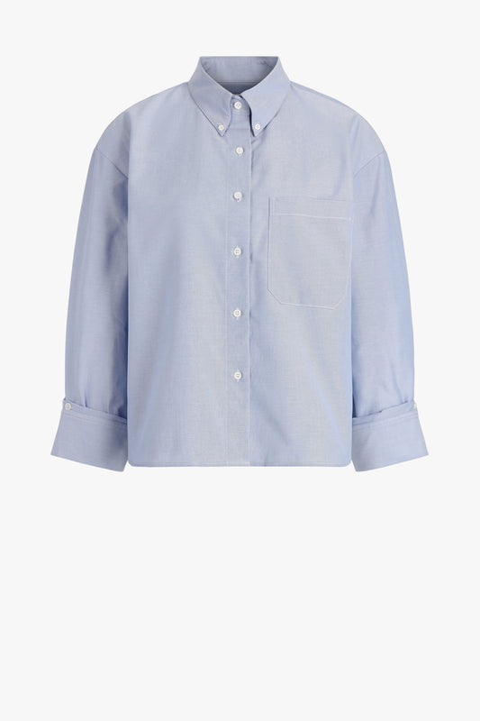 J.D. blouse in Oxford Blue