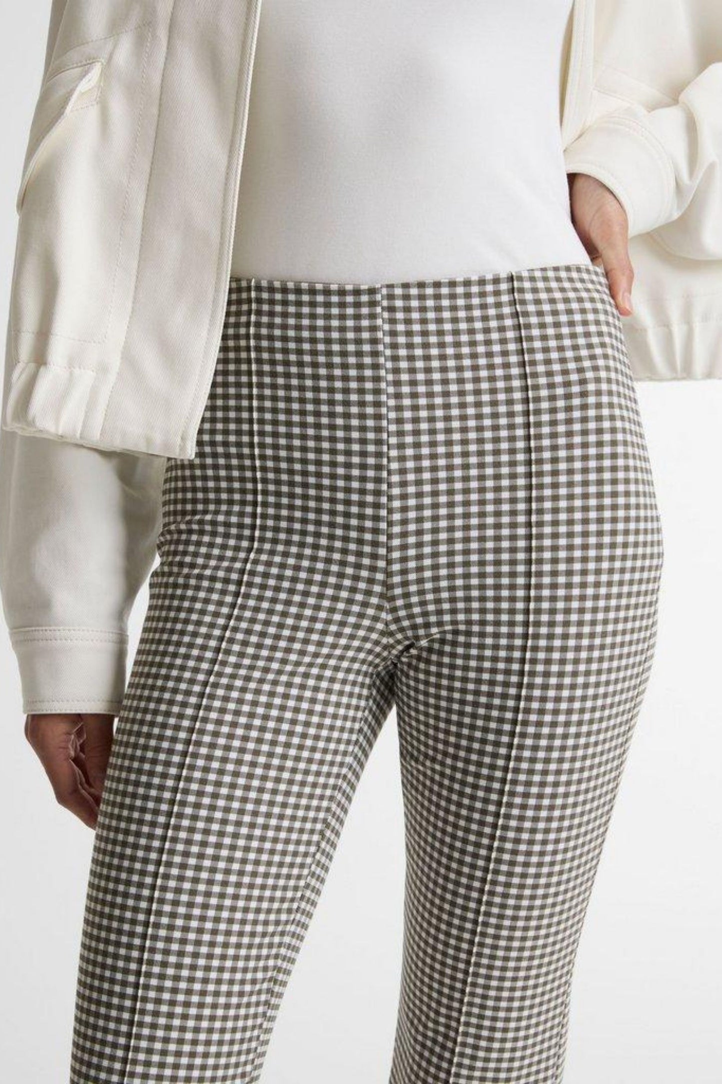 Pantalón Niki en tapenade guinga