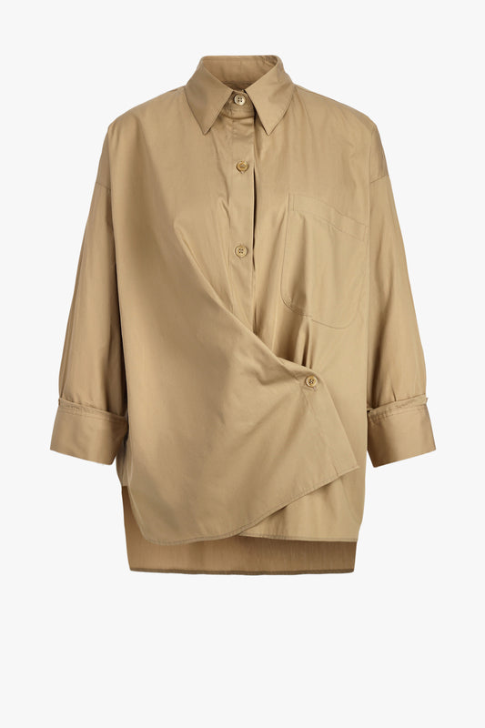 New Earl blouse in petrified oak