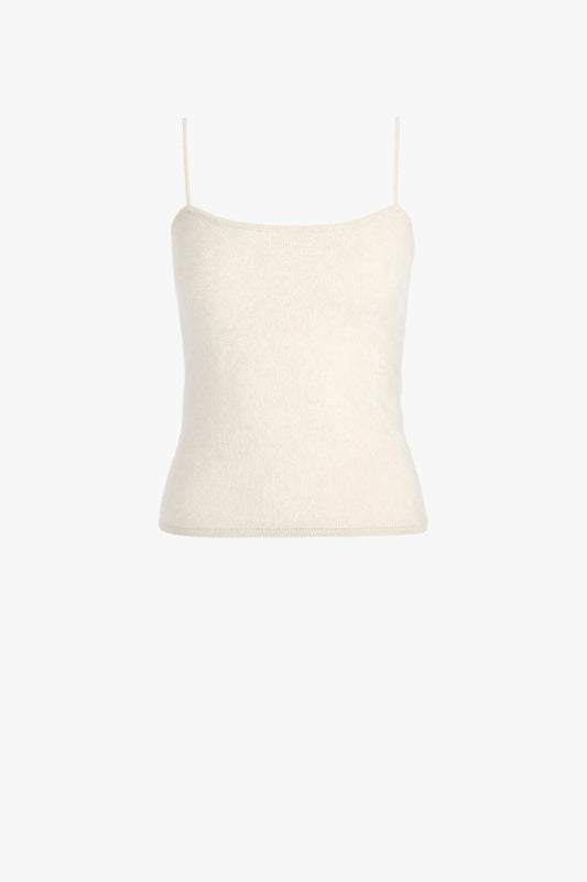 Top Lucy en vanille brossée
