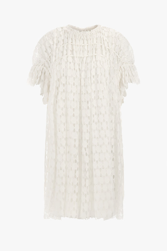 Layla Lace dress in Chalk