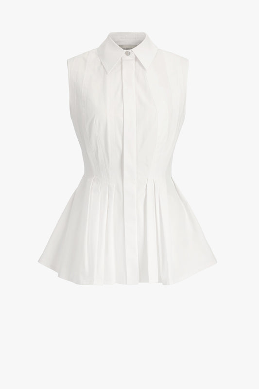 Certosa blouse in Optical White