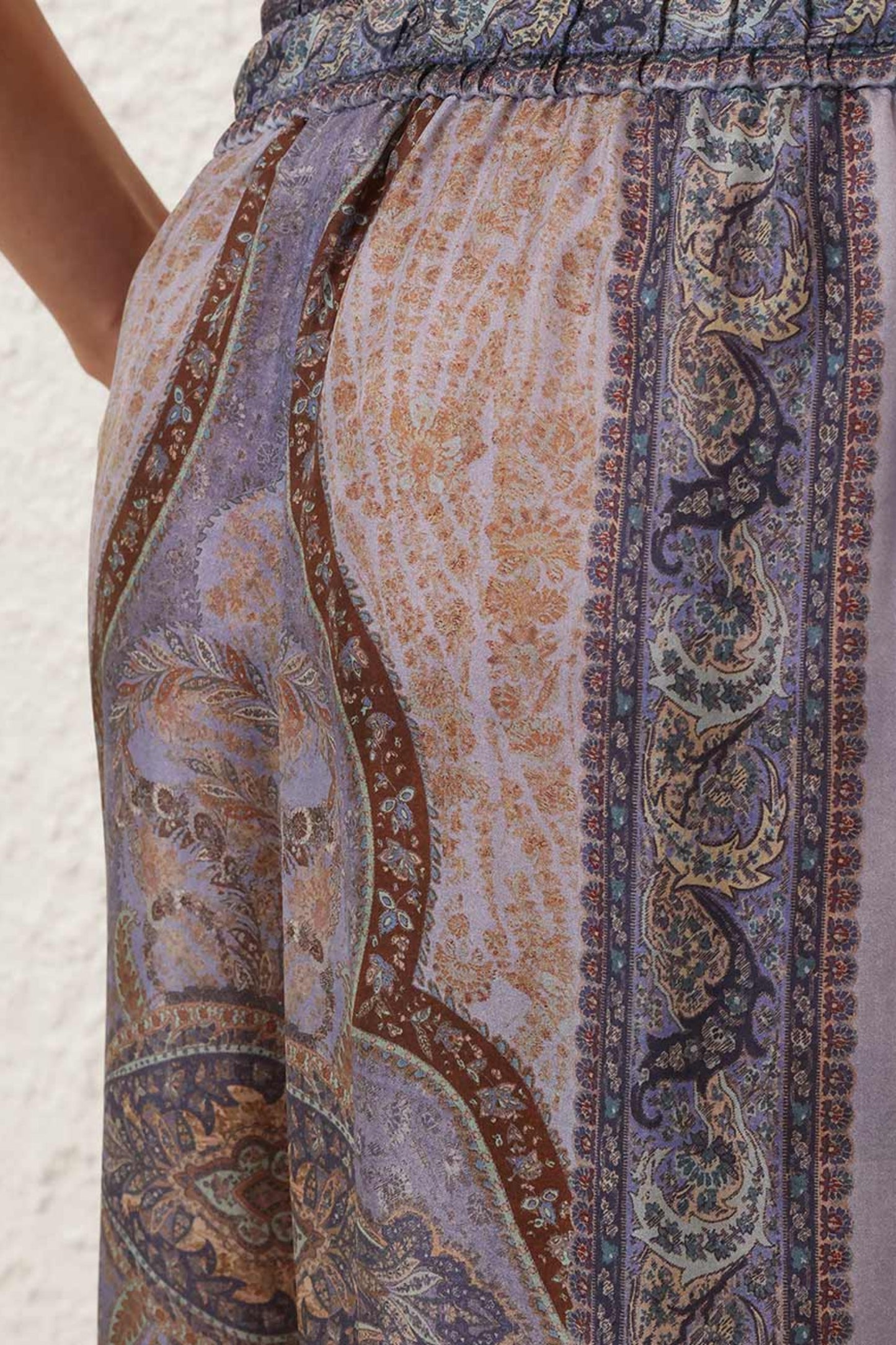 Wanderlust Relaxed trousers in Tapestry Blue