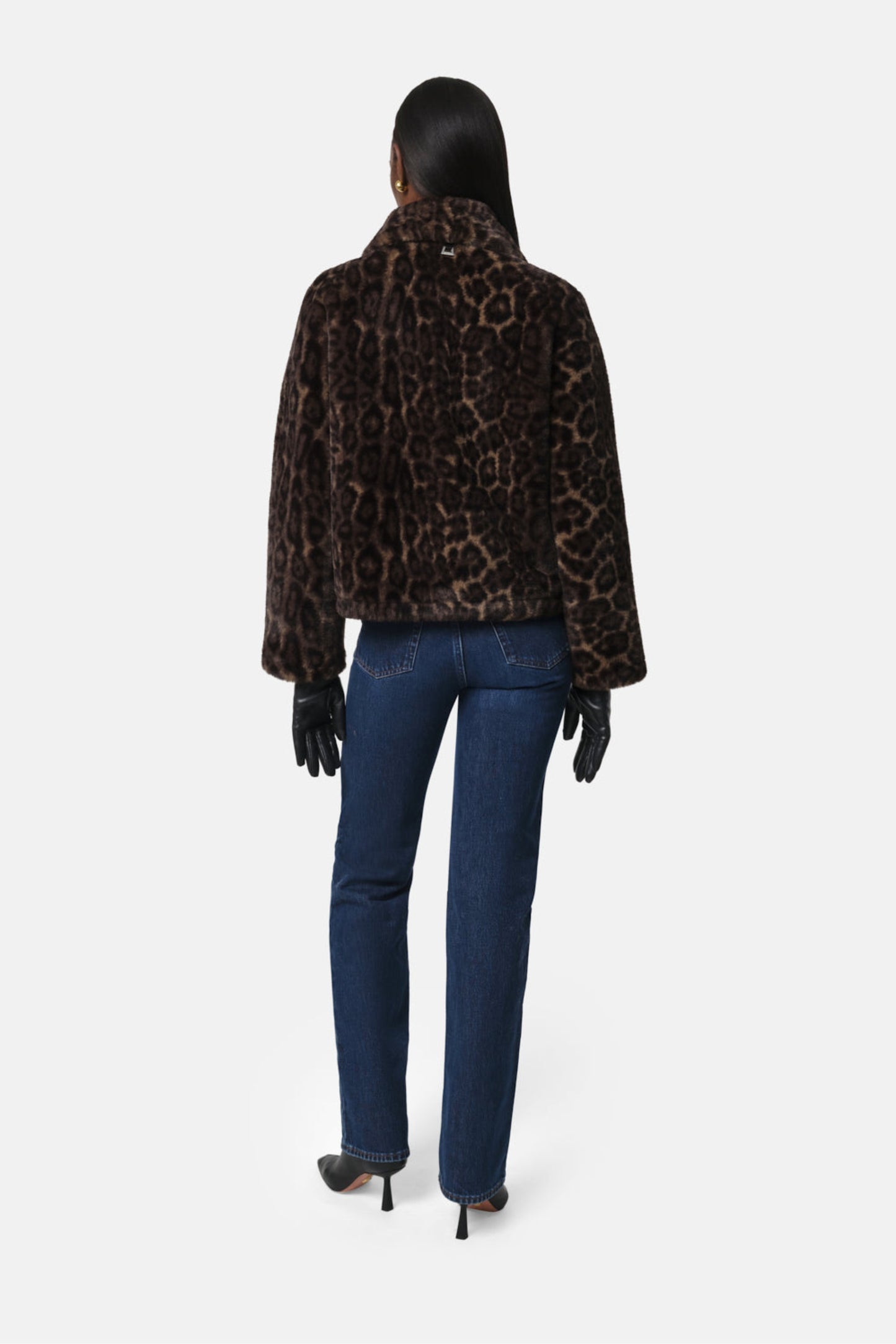 Jacke Elis in Dark LeopardApparis - Anita Hass