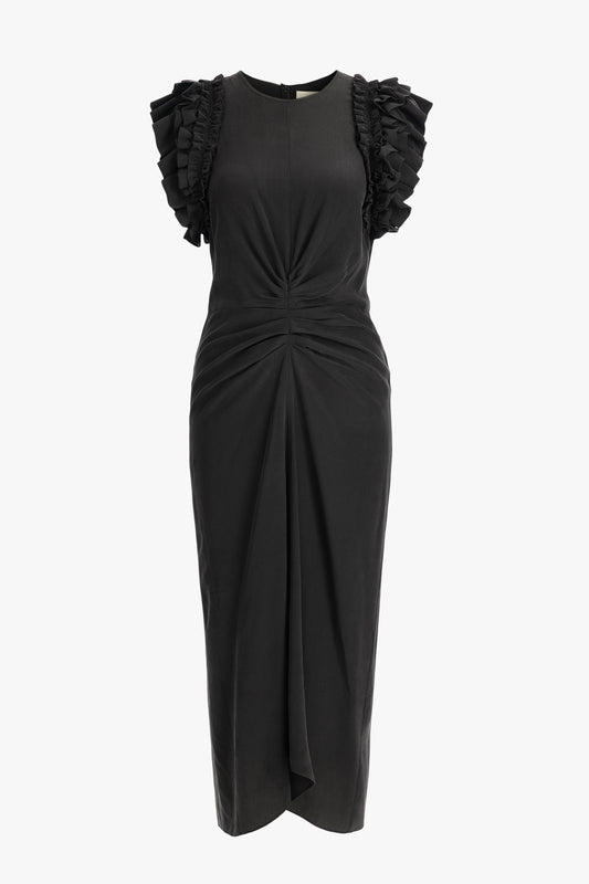 Teriany dress in faded black