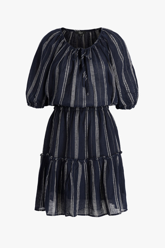 Saba dress in Marina Stripe