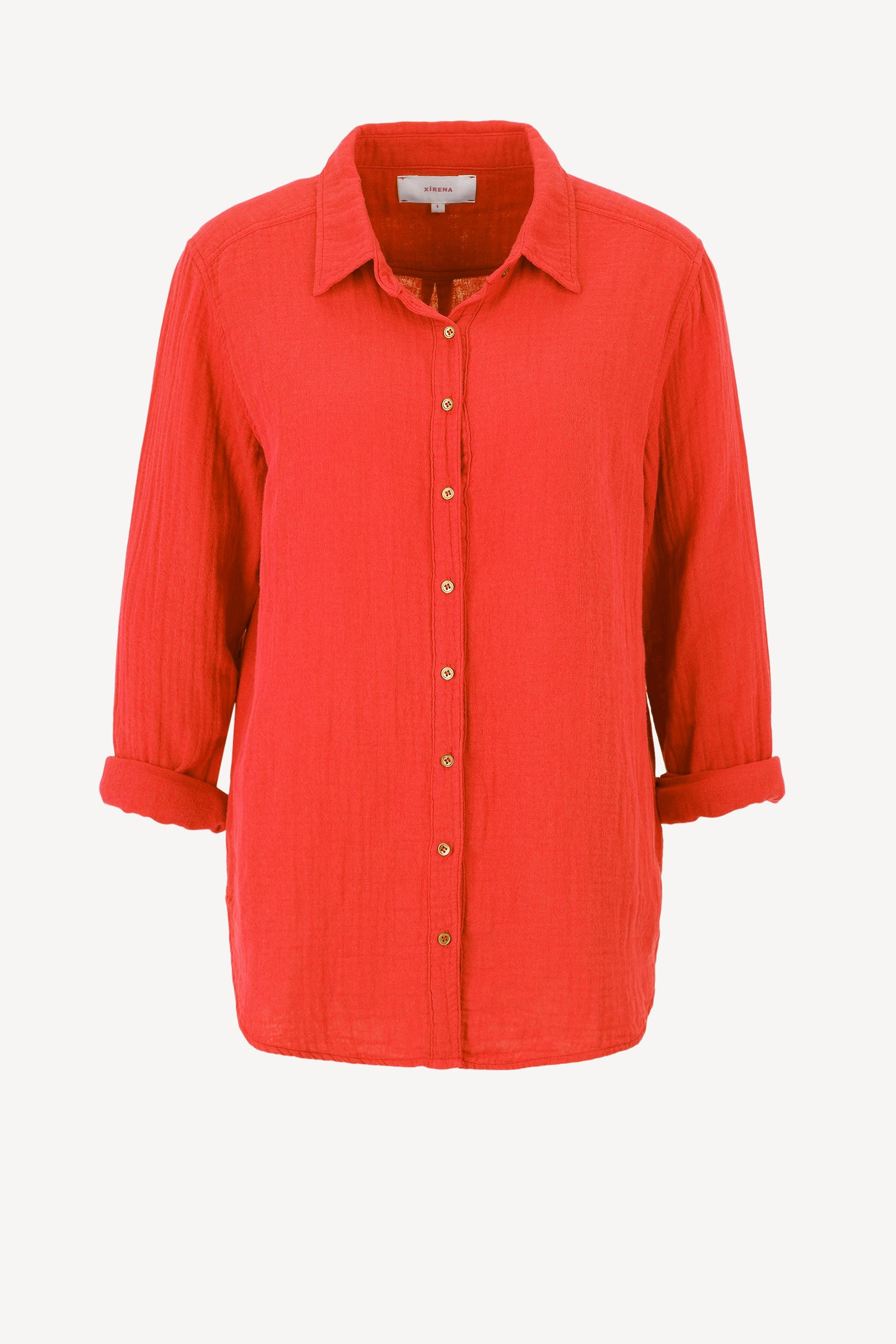 Scout blouse in Red Reef
