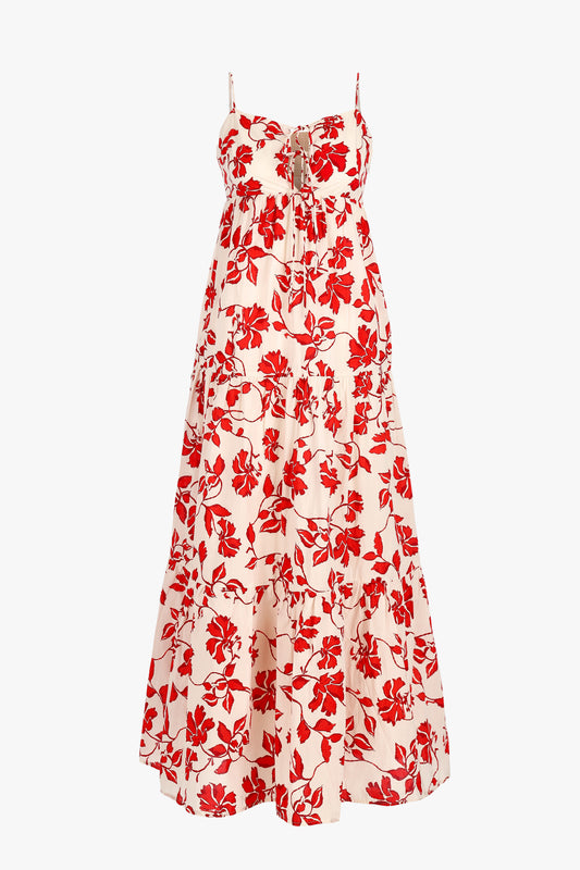 Kleid Mica in Red Jasmine